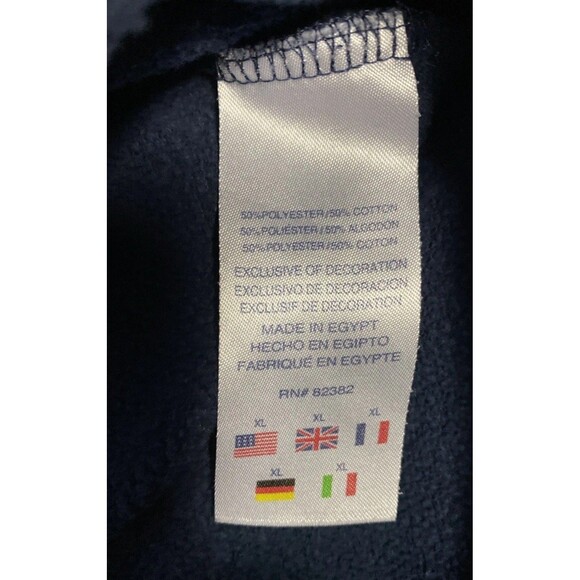 Champions Boys Navy Logo Hooded Sweatshirt Size XL - Picture 7 of 8